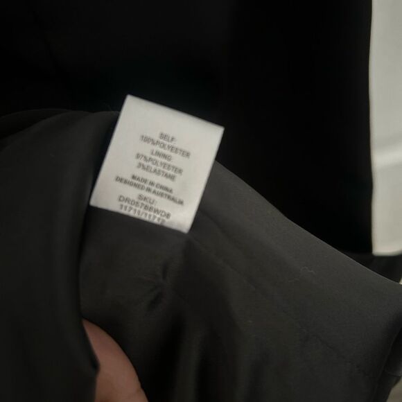 Meshki Black Strapless Cocktail Dress - Picture 7 of 9